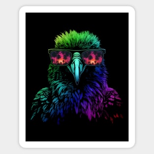 Crow Sunglasses Sticker